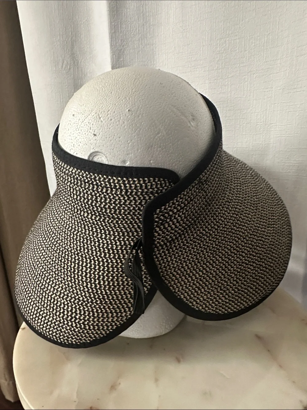 Tickled Pink Wide-Brim Straw Sun Hat